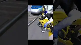 Bullet Train Crash Motorcycle#shorts#Android Gameplay# 3d Driving Class#BXBC