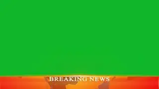 News lower third green screen | no copyright