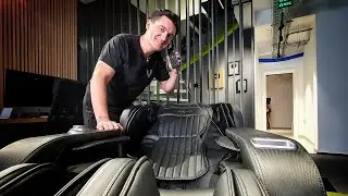 Fotoliu de masaj cu comenzi vocale
