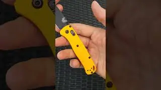 Bugout X Work Sharp Exclusive CPM 20CV 535WS Amber Yellow, Cerakote  Benchmade   #shorts