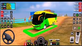 Bus Simulator 2024 | Off-Road Bus Driving Gameplay | Passenger Pick-Up Mission