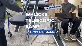 Easy Access & Effortless Transitions | WHLICKS Telescopic Ramp