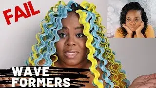 I Tried Wave Formers For The First Time | Natural Hair| EPIC FAIL!!!