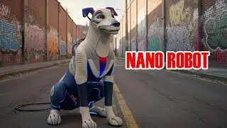 A boy happens upon a can of paint with the power to create a super robot dog