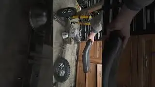new mini bike build full custom frame it's a GP RACER frame