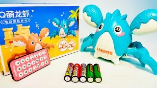 Unboxing Electric Sensor Lobster｜Dancing Wriggle Worm, Frog Guitarist