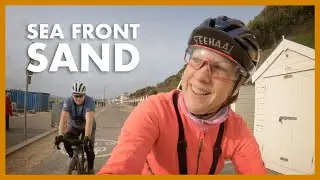 Cycling Through Sand In Search Of Coffee | Countdown To The White Christmas Dip On Bournemouth Beach