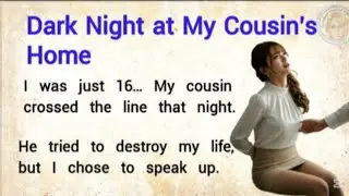 My Personal Story at Cousin Home 💔 Emotional English Story ☑️ English Storytelling