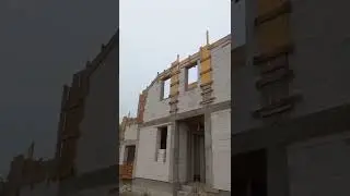 Cofrare st&acirc;lpi și centuri mansarda #beton #constructii #zidarie #doka #tiktok