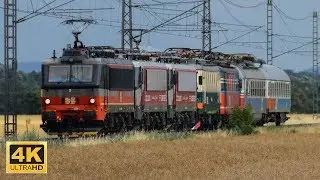 365 003, 365 004, 365 005, 140.042, 140.094 VUZ Velim test track Czech Republic  13.-14.7.2019 (4K)
