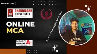 Mca online from Chandigarh University || benefits, placement, admission process