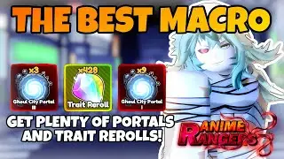 This Macro Can Get You +100 Ghoul City Portals A Day | Anime Rangers X Update 1