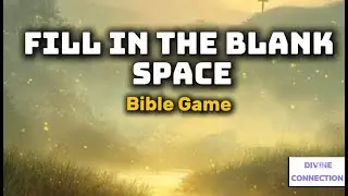 Fill in the Blank  | Silent Christian Quiz Livestream | Scripture Challenge