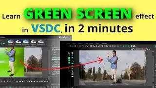 VSDC green screen tutorial | green screen chroma key on VSDC free video editor