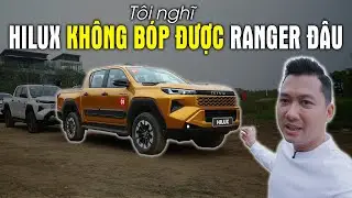Toyota Hilux có 4 thắng đĩa, có chế độ lái, có màn hình to, nhưng thiếu 1 thứ để cạnh tranh Ranger