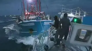 'Scallop war': French and British fishermen skirmish over shellfish