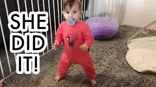 Our Baby Girl Addisen Stands Up On Her Own For The First Time!  !!!  /// McHusbands