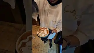 rabbit latte art#latteart #coffee #rabbit