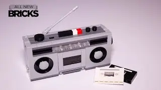 Lego My First Radio 80s Edition with Cassette Tape and Batteries Speed Build by Chris McVeigh