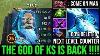 God of KS is Back!!! NEW Zeus Spammer Unreal Magical Burst 66k Damage & Crazy Fast Hand - DotA 2