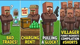 funny minecraft villager compilation