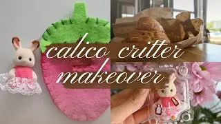 Making a Felt Keychain for My Calico Critter 🧵 | Cozy Craft Vlog
