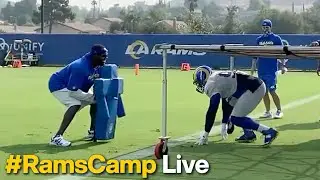 #RamsCamp LIVE: Preparing for 1st Scrimmage Game | Los Angeles Rams
