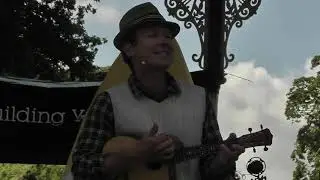 Mr bloom and his veggie band at raise the Roof festival July 20th 2019