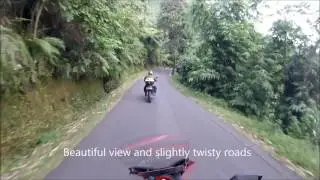 Motorcycle Touring - Country Road Indonesia