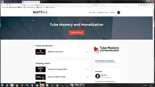 Matt Par Tube Mastery And Monetization Youtube Course Review 2020