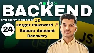 Forgot Password API with Email Link | Node.js | Express.js | MongoDB