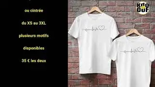 🎁 Envie d&rsquo;un cadeau original pour la Saint-Valentin ?  Surprends avec un duo de tee-shirts