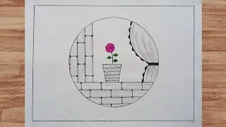 Easy Drawing in Circle | Easy Drawing #easydrawing #drawingincircle #aryapatildrawing #drawing 