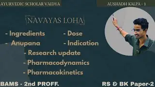 NAVAYASA LOHA || RASASHASTRA EVAM BHAISHJYA KALPANA || PAPER-2 || BAMS 2ND PROFF.