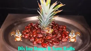 Dates Mixed Nuts | Ice Cream Rolls | Dates Series | Divine Rolls| ASMR