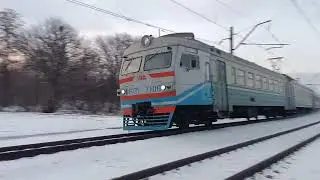 ЭР2Т-7106 по маршруту Харьков - Лозовая