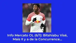 Actualit&eacute; Mercato de l'OL (6/1): Bitshiabu Cibl&eacute;, Mais...