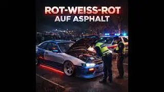 Rot Weiss Rot auf Asphalt Hardstyle 