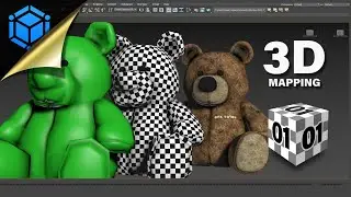 🐻 UVMAPPING 3ds Max - Urso de Pelúcia 3D (Parte 01)