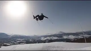 Oppdal & Gråkallparken park skiing season end-shred 2018