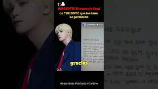 Ju Haknyeon se despidi&oacute; con gratitud, no con pol&eacute;mica #JuHaknyeon #THEBOYZ #KpopLatino #IdolCoreano
