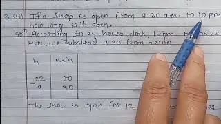Problem set 45 class 5th maths Measuring time Maharashtra state board