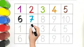 Numbers 1 to 10 | Kids Count Numbers 1-10 | Toddler & Preschool Educational Video #kiddostv