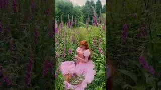 inspired by my fairy butterfly rings #cottagecore #fairy #fairycore #foxglove