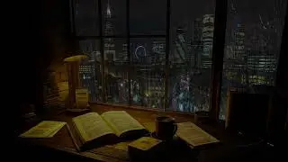 👉 When Rain Meets City Lights 🌧️ A Calm Cinematic Night for Focus & Study