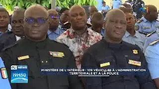 Le Ministre Vagondo DIOMANDE a remis 109 véhicules au Corps Préfectoral et à la Police Nationale