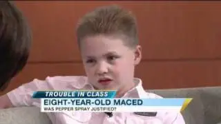 Pepper Sprayed 8-Year-Old Boy Speaks Out on 'GMA' (04.06.11)