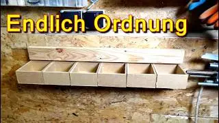 Geniales Ordnungssytem! Kleinteile Regal Schnell  &  Einfach selber bauen.