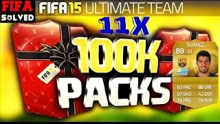 FIFA 15 Pack Opening | 11X 100K Packs BEAST Player Pulls