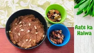 Aate ka halwa | Kada Prasad banana ki easy recipe | Atta halwa | How to make Perfect atte ka halwa